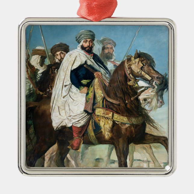 Ali Ben Ahmed, the Last Caliph of Constantine Metal Ornament (Front)
