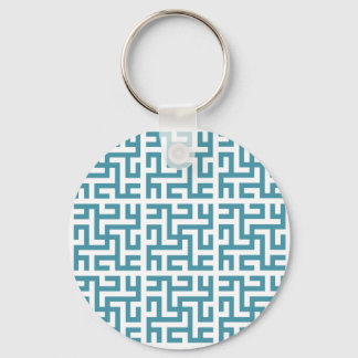 Ali grid-blue keychain