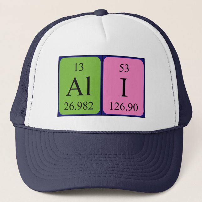 Ali periodic table name hat (Front)