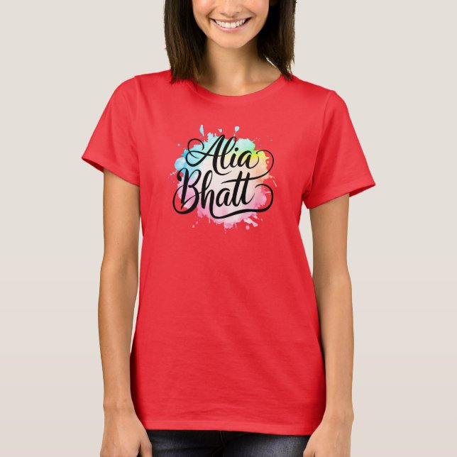 Alia Bhatt bollywood T-Shirt  (Front)
