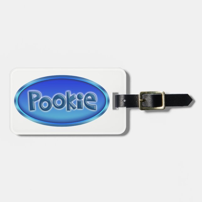 Alias "POOKIE" Luggage Tag (Front Horizontal)