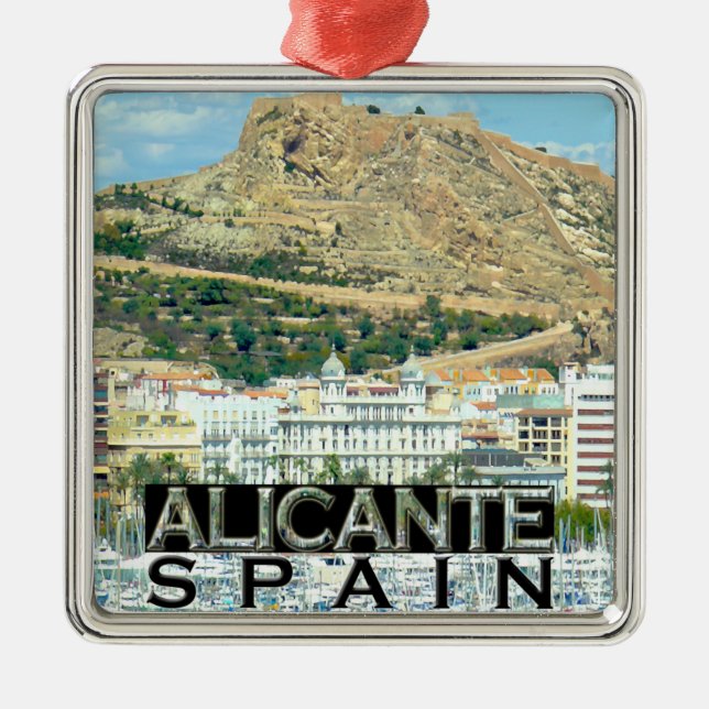 Alicante Metal Ornament (Front)