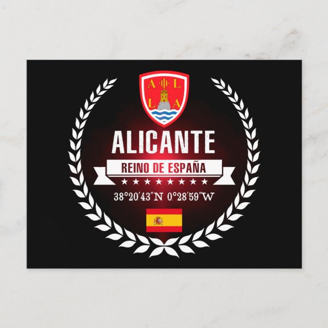 Alicante Postcard (Front)