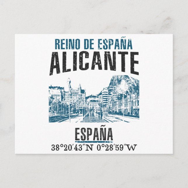 Alicante Postcard (Front)