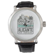 Alicante Sketch Santa Bárbara Castle Costa Blanca 
