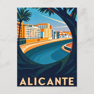 Alicante Spain Postcard