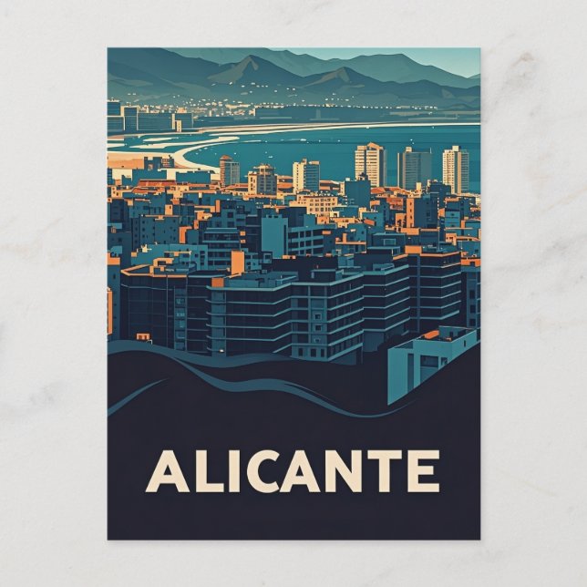 Alicante Spain  Postcard (Front)
