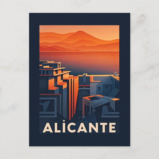 Alicante Spain  Postcard (Front)
