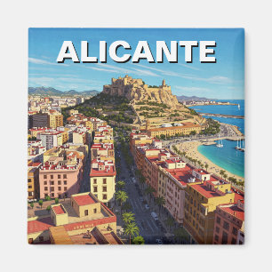 Alicante Spain Travel Magnet