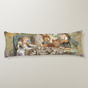 Alice Adventures Classic Wonderland Tea Party Body Pillow