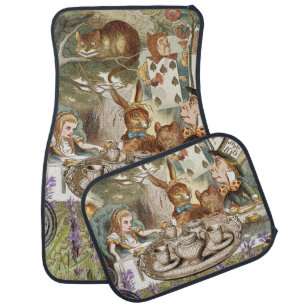 Alice Adventures Classic Wonderland Tea Party Car Floor Mat