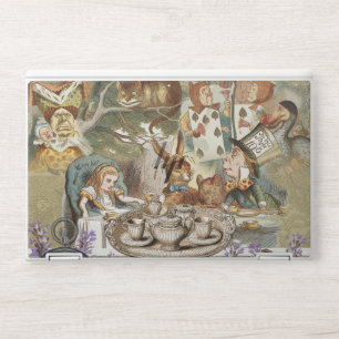 Alice Adventures Classic Wonderland Tea Party HP Laptop Skin