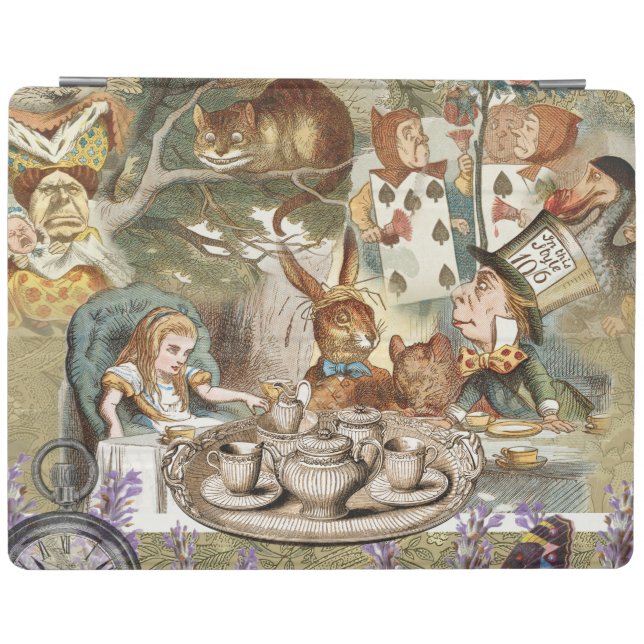 Alice Adventures Classic Wonderland Tea Party iPad Smart Cover (Horizontal)