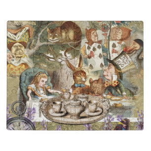 Alice Adventures Classic Wonderland Tea Party Jigsaw Puzzle