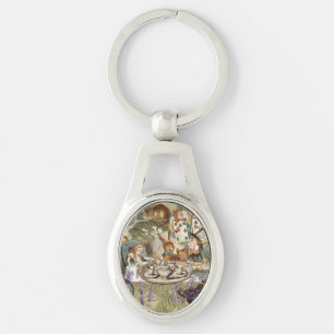 Alice Adventures Classic Wonderland Tea Party Keychain