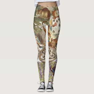 Alice Adventures Classic Wonderland Tea Party Leggings