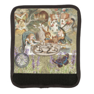 Alice Adventures Classic Wonderland Tea Party Luggage Handle Wrap