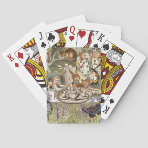 Alice Adventures Classic Wonderland Tea Party Poker Cards