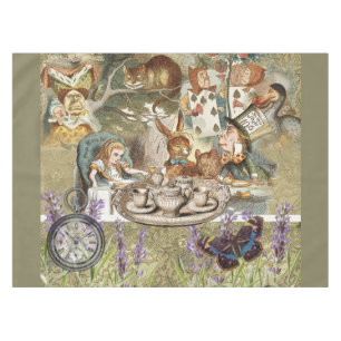 Alice Adventures Classic Wonderland Tea Party Tablecloth