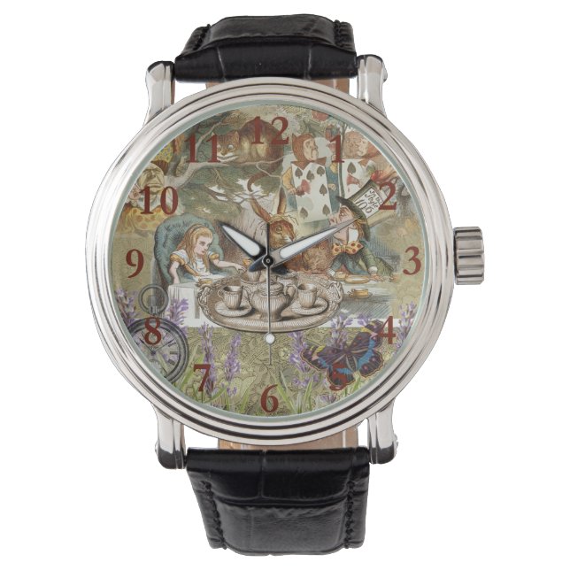 Alice Adventures Classic Wonderland Tea Party Watch (Front)