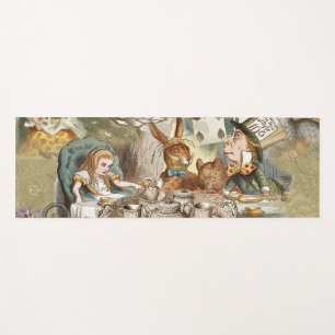 Alice Adventures Classic Wonderland Tea Party Yoga Mat