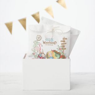 Alice Adventures in Woderland Birthday Tea Party Favor Bag