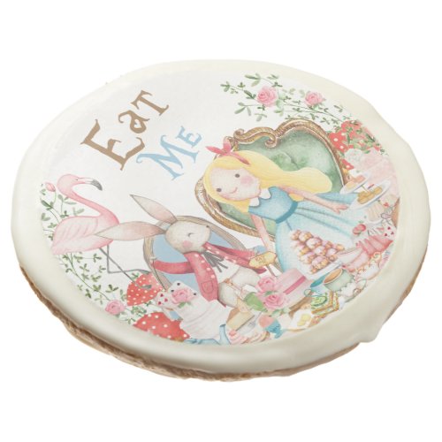 Alice Adventures in Woderland Birthday Tea Party Sugar Cookie