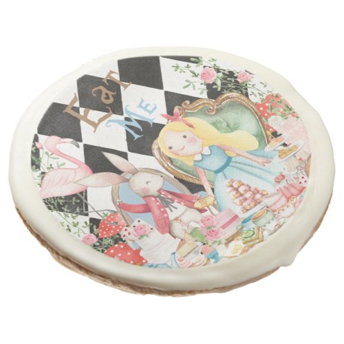 Alice Adventures in Woderland Birthday Tea Party Sugar Cookie