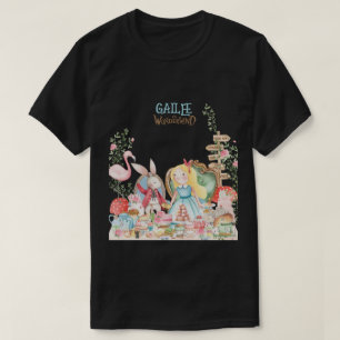 Alice Adventures in Woderland Birthday Tea Party T-Shirt