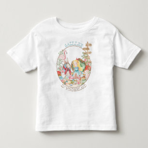 Alice Adventures in Woderland Birthday Tea Party Toddler T-shirt