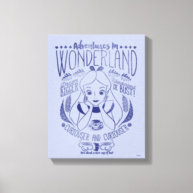 Alice | Adventures In Wonderland Canvas Print (Front)