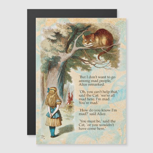 Alice Adventures in Wonderland Cheshire Cat (Front/Back)