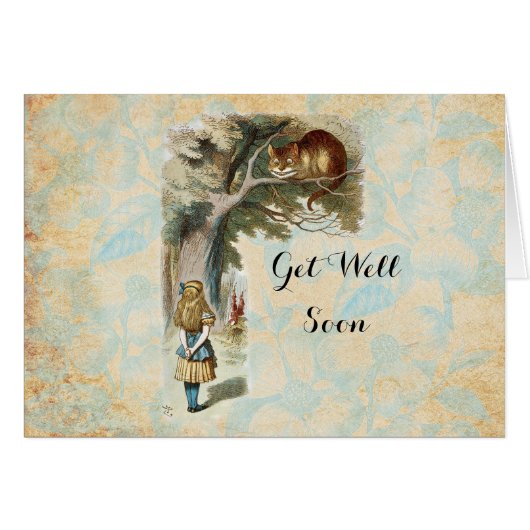 Alice Adventures in Wonderland Cheshire Cat Cards (Front Horizontal)