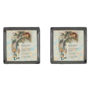 Alice Adventures in Wonderland Cheshire Cat Cufflinks