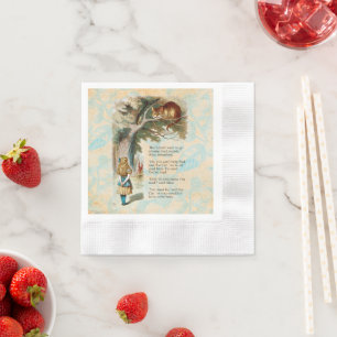 Alice Adventures in Wonderland Cheshire Cat Napkins