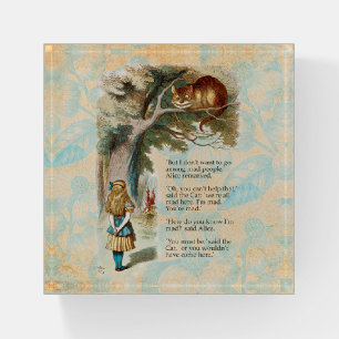 Alice Adventures in Wonderland Cheshire Cat Paperweight