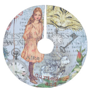 Alice Adventures in Wonderland Classic Rackham Brushed Polyester Tree Skirt
