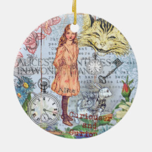 Alice Adventures in Wonderland Classic Rackham Ceramic Ornament