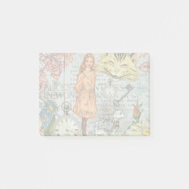 Alice Adventures in Wonderland Classic Rackham Post-it Notes (Front)
