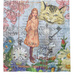 Alice Adventures in Wonderland Classic Rackham Shower Curtain
