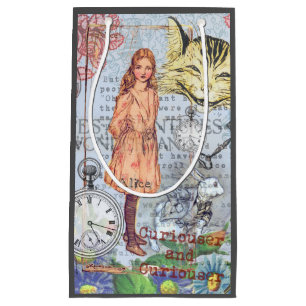 Alice Adventures in Wonderland Classic Rackham Small Gift Bag