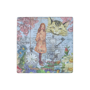 Alice Adventures in Wonderland Classic Rackham Stone Magnet