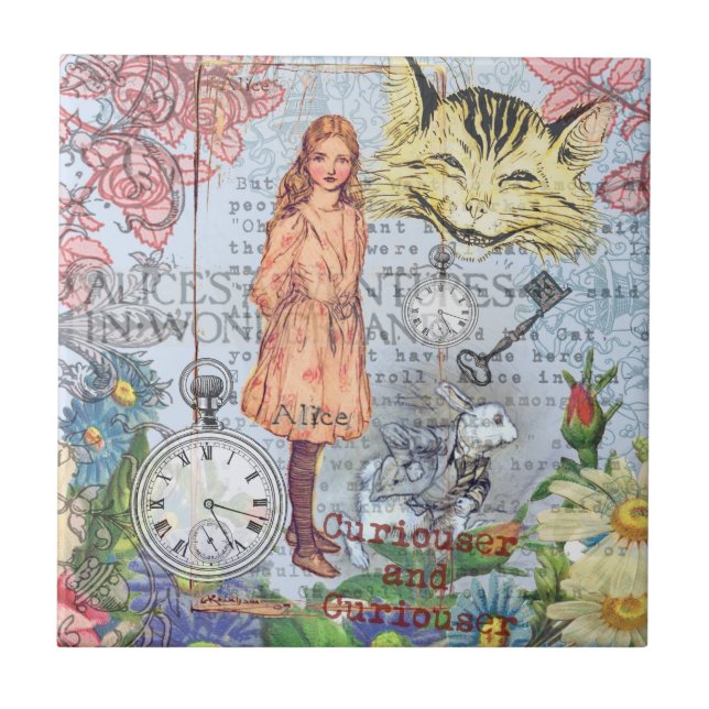 Alice Adventures in Wonderland Classic Rackham Tile (Front)