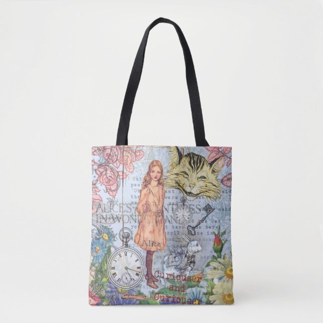 Alice Adventures in Wonderland Classic Rackham Tote Bag (Front)