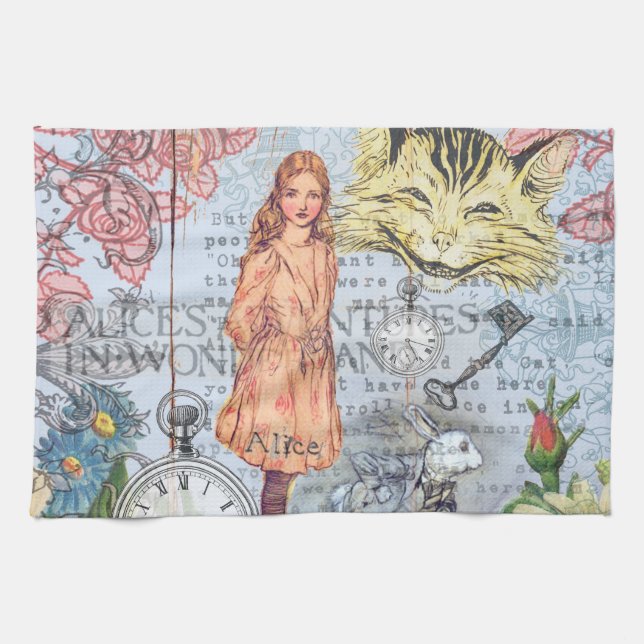 Alice Adventures in Wonderland Classic Rackham Towel (Horizontal)