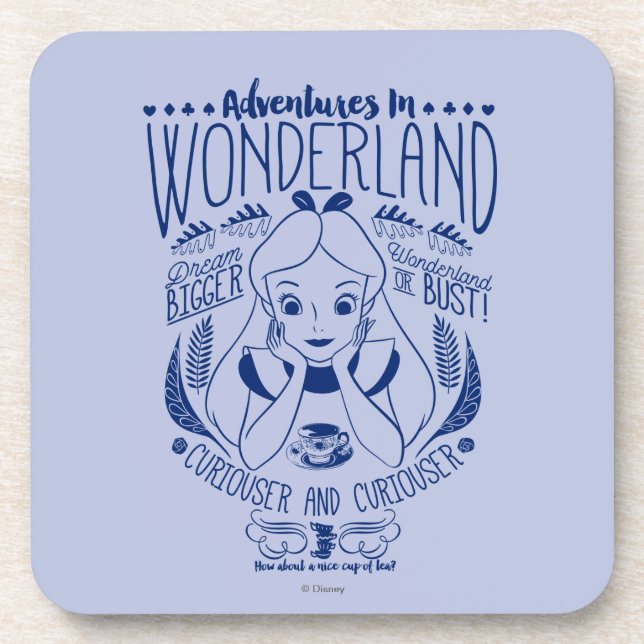 Alice | Adventures In Wonderland Coaster (Front)