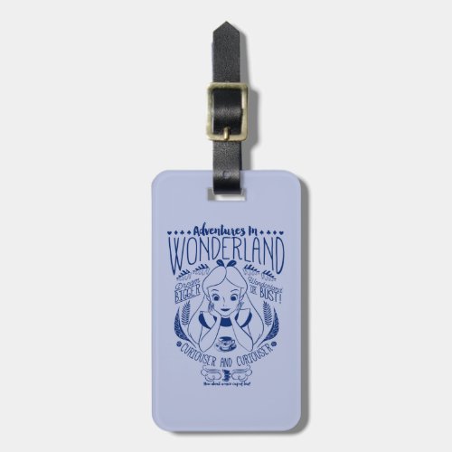 Alice  Adventures In Wonderland Luggage Tag