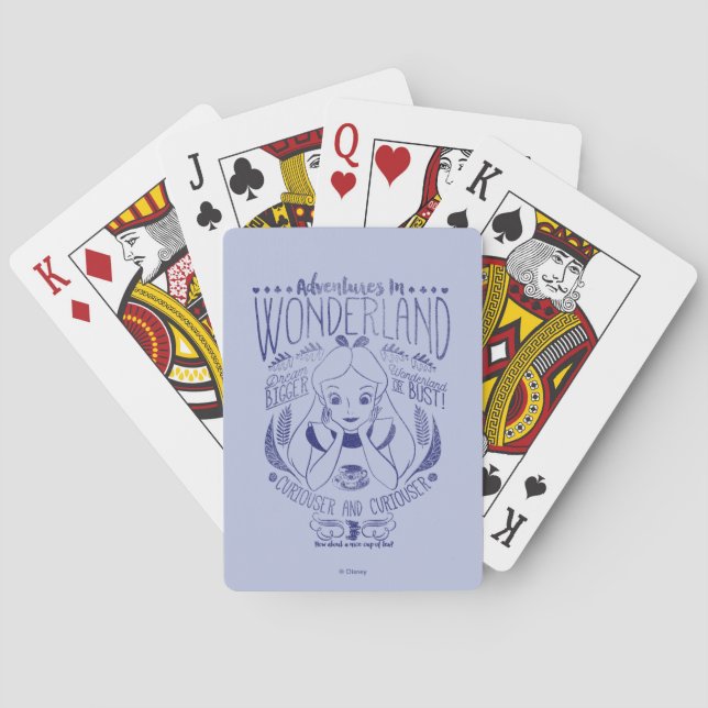 Alice | Adventures In Wonderland Poker Cards (Back)