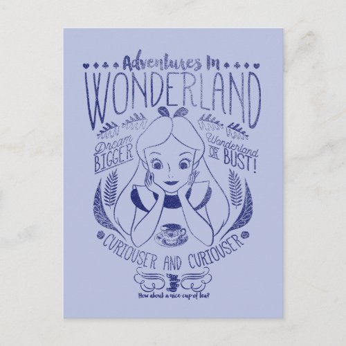 Alice  Adventures In Wonderland Postcard