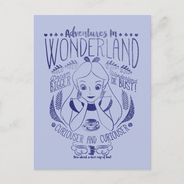 Alice | Adventures In Wonderland Postcard (Front)